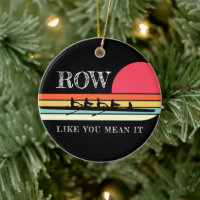 Retro Row Like You Mean It Black