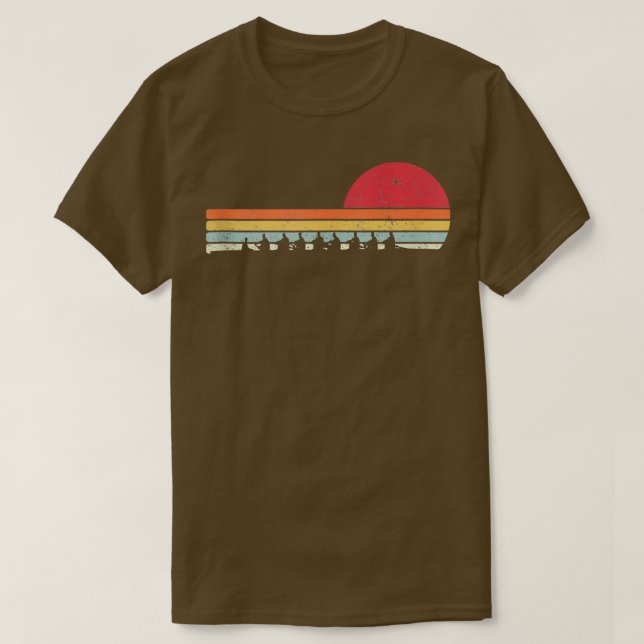 Retro Rowing T-Shirt (Design Front)