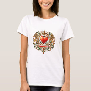 Retro RPG Health Bar Crest T-Shirt