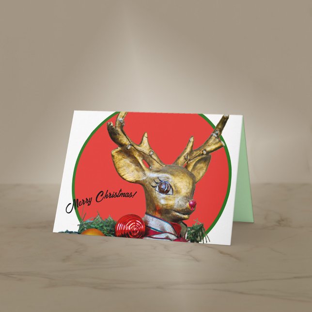 Retro Rudolph Card (Creator Uploaded)