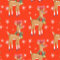 Retro Rudolph Reindeer Red