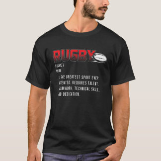 Retro Rugby Definition | Rugby Player | Rugby T-Shirt