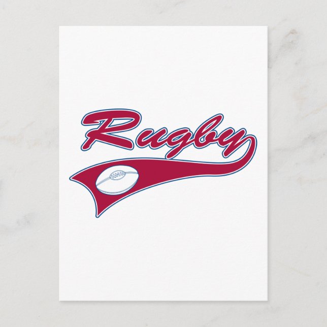 Retro Rugby Postcard (Front)