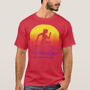 Retro runner, motivation, jogging  T-Shirt