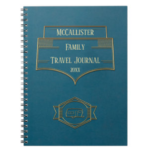 Retro RV Camper Travel Journal