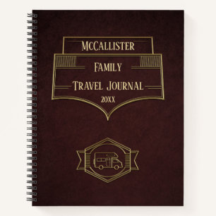 Retro RV Motorhome Travel Journal