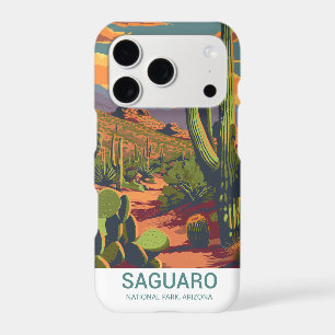 Retro Saguaro Scenic View