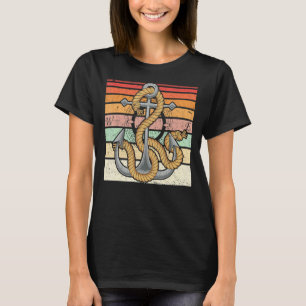 Retro Sail Boat Anchor Skipper Nautical Sailor Sai T-Shirt