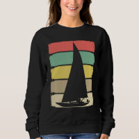 Retro Sailboat Skipper Ship Catamaran Yacht Sail S
