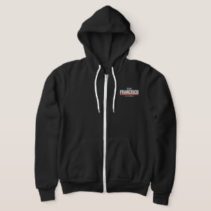 Retro San Francisco California Vintage Stripe Hoodie
