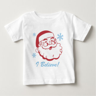 Retro Santa Believe Baby T-Shirt