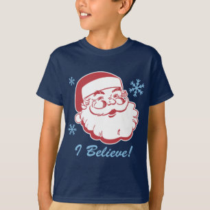 Retro Santa Believe T-Shirt