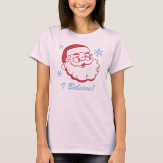 Retro Santa Believe T-Shirt