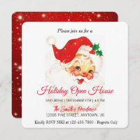 Retro Santa Claus for your celebration, open house