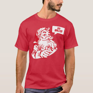 Retro Santa Claus Go Bills T-Shirt