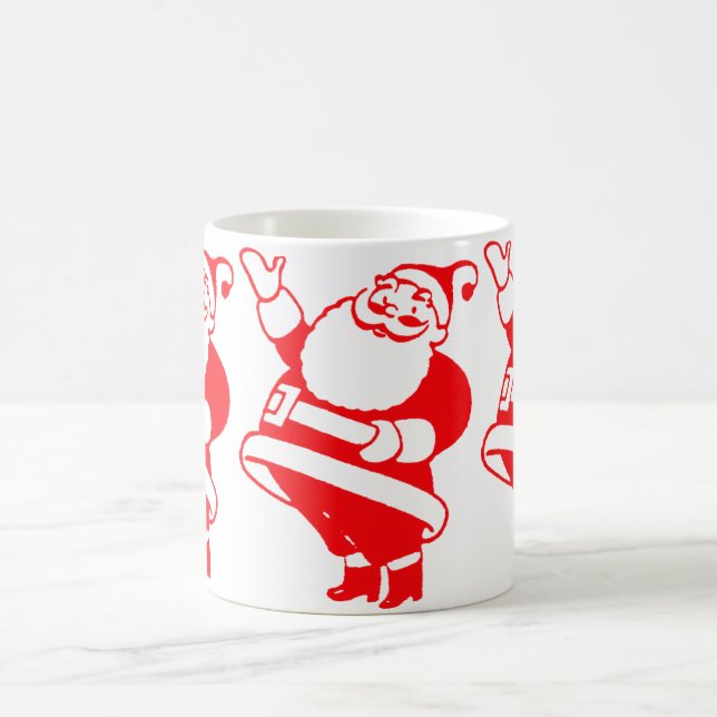 Retro Santa Coffee Mug (Center)