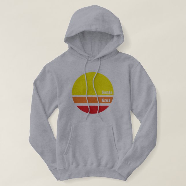 Retro Santa Cruz Hoodie (Design Front)
