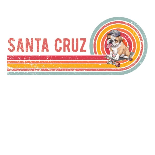 Retro Santa Cruz Skateboarding Bulldog T-Shirt (Creator Uploaded)