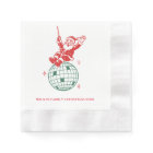 Retro Santa Disco Ball Christmas Party