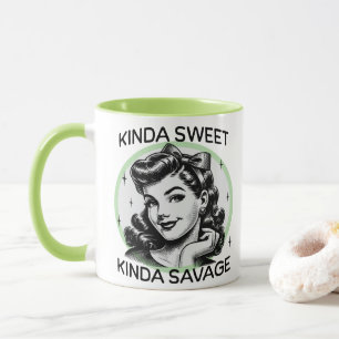 Retro Sarcastic Mug - Cookies