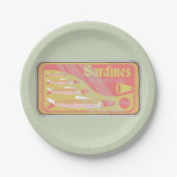 Retro Sardines Poster