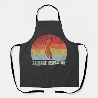 Retro Sausage Inspector - Weiner Lover Apron