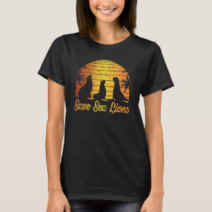 Retro Save Sea Lions Vintage Seal T-Shirt