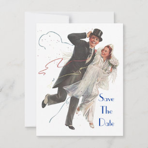 Retro SAVE THE DATE ANNOUNCEMENT EZ to Customise