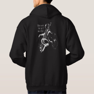 Retro Saxophonist Custom Name Hoodie