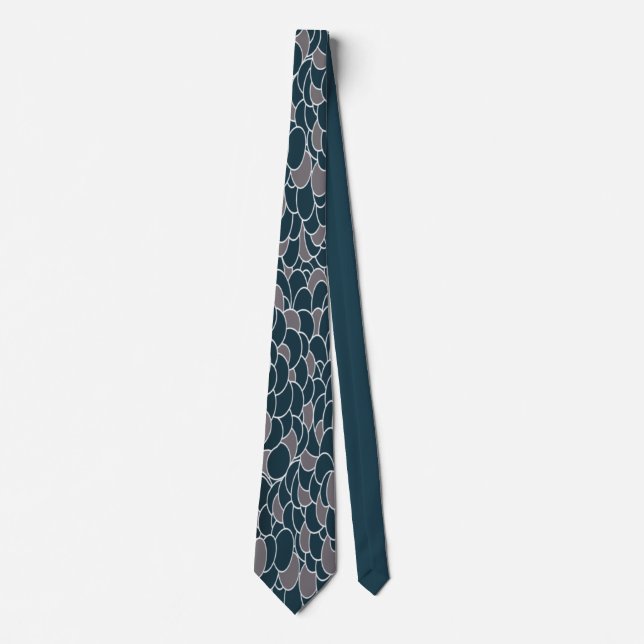 RETRO SCALES ART DECO TIE by Slipperywindow (Front)