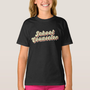  Retro School Counsellor Counseling Teacher T-Shirt