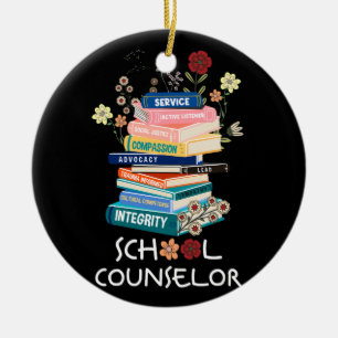 Retro School Counsellor Therapist Mental Health Ad Ceramic Tree Decoration
