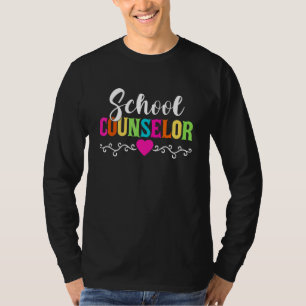 Retro School Counselor Funny National School Couns T-Shirt