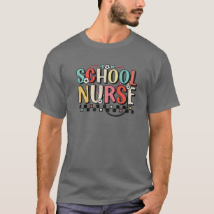 Retro School Nurse Back To School 2022 Tee School