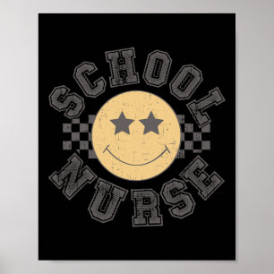 Retro School Nurse Future Nurse Nursing Medical St Poster