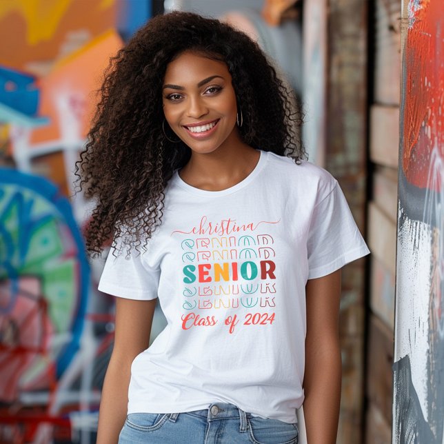 Retro School Senior Graduation T-Shirt (Retro School Senior Graduation T-Shirt)