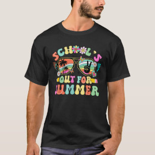 Retro Schools Out For Summer Last Day Of School Te T-Shirt