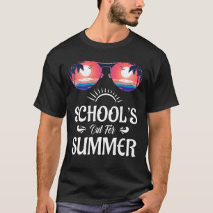 Retro Schools Out For Summer Last Day Of School Te T-Shirt