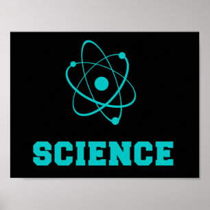 Retro Science Academy Poster