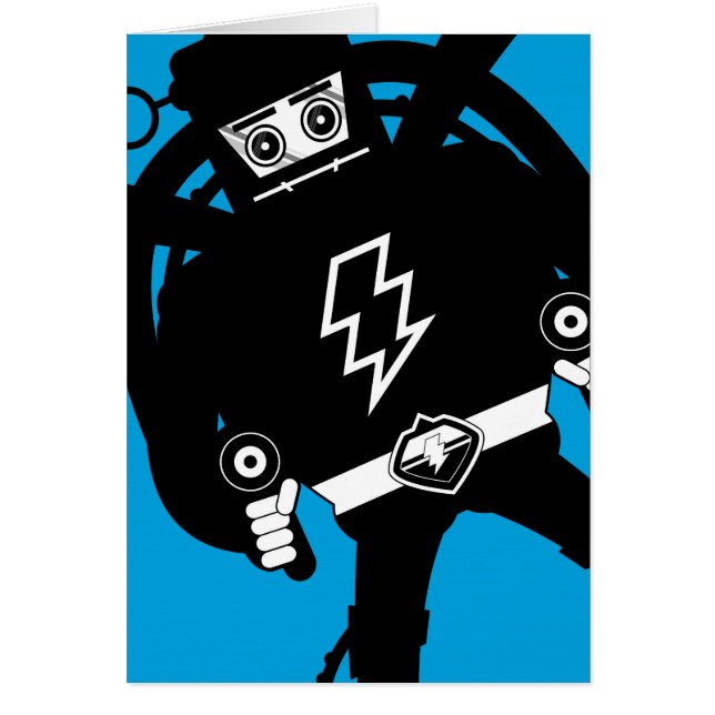 Retro Science Fiction Giant Robot (Front)