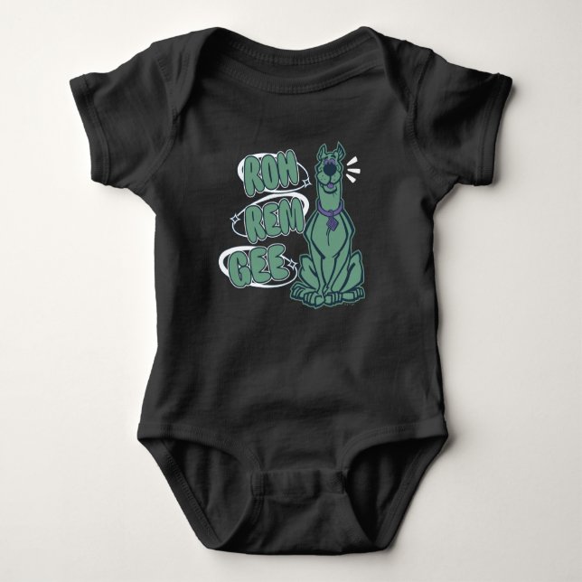 Retro Scooby "OMG" Baby Bodysuit (Front)