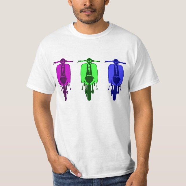 Retro Scooter Pop art version T-Shirt (Front)