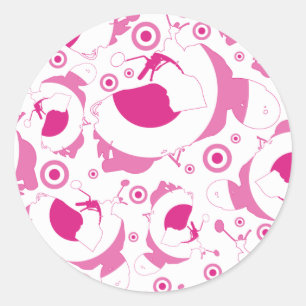 Retro Scooter Silhouette Sticker