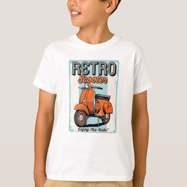Retro Scooter T-Shirt (Front)