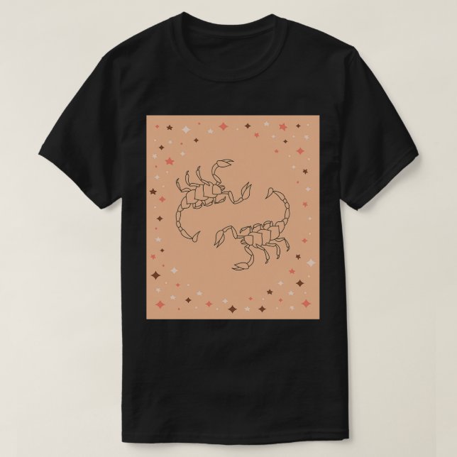 Retro Scorpio T-Shirt (Design Front)