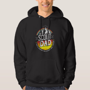 Retro Scout Dad for Camping Hoodie