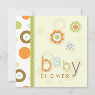 Retro Scrapbook Baby Shower invitation