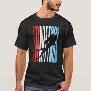 Retro Scuba Diving 21st Birthday Deep Sea Diver Wo T-Shirt