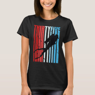 Retro Scuba Diving 35th Birthday Deep Sea Diver Wo T-Shirt