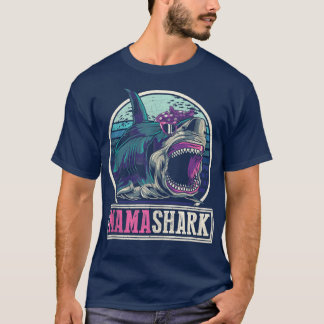Retro Sea Monster Mummy Gift Whale Animal Family M T-Shirt